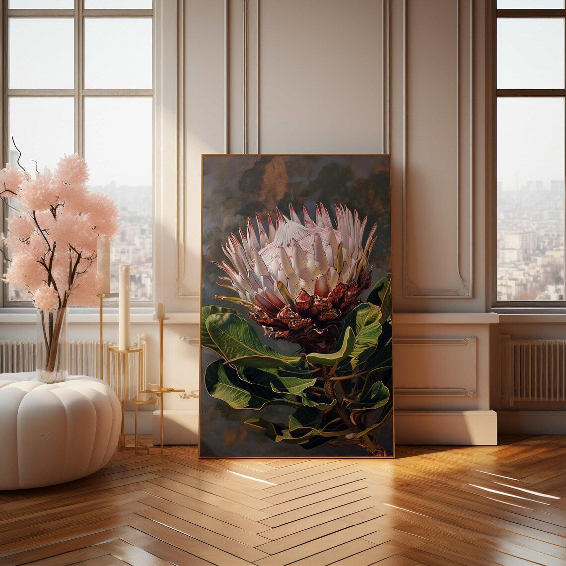 Protea Flower Botanical Poster, Floral Wall Art Print - Image 4
