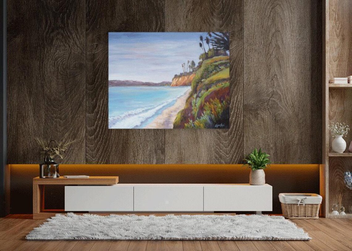 Santa Barbara Butterfly Beach, Wall Art Print - Image 3