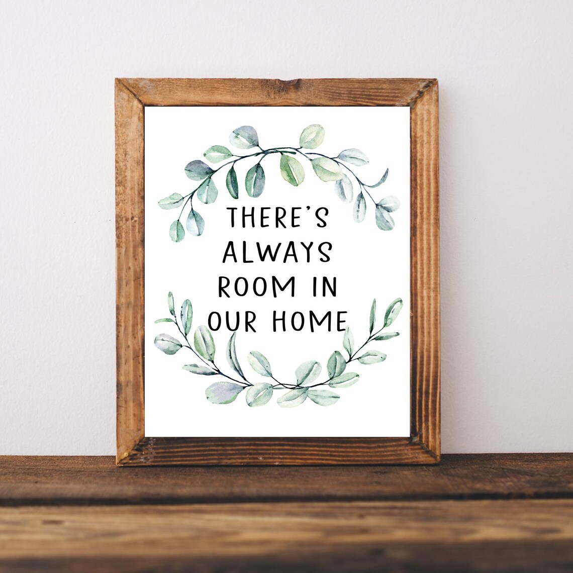 Theres Always Room In Our Home Foster Care Adoption Quote Poster