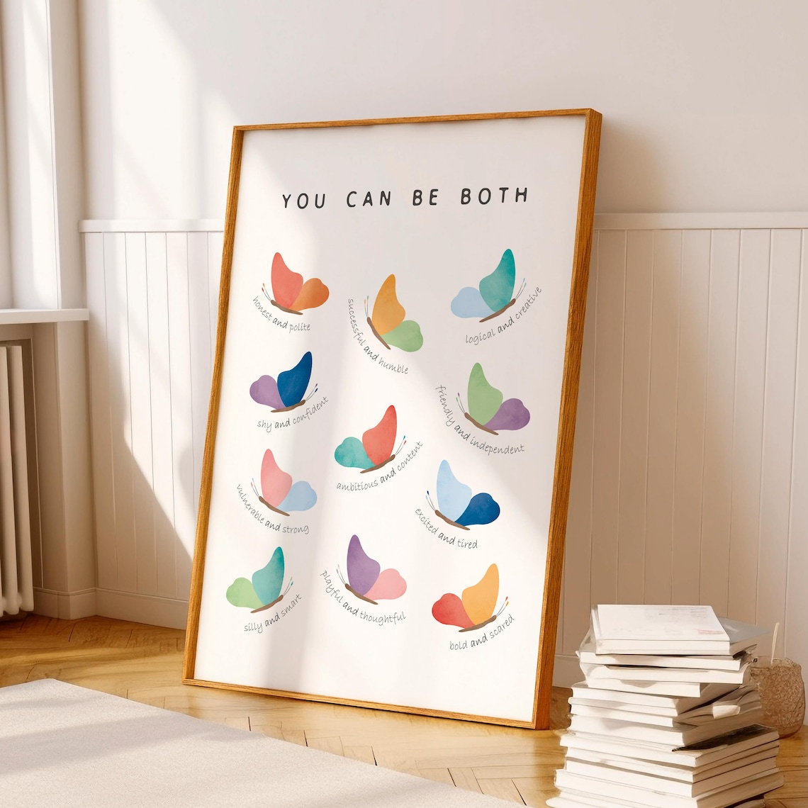 You Can Be Both Poster, Therapy Office Decor - Image 3