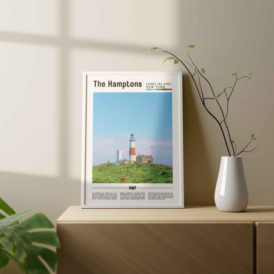 The Hamptons Print The Hamptons Poster The Hamptons Wall Art Oil Painting Poster City Print City Artwork Travel Artwork Travel Wall Art - Image 2