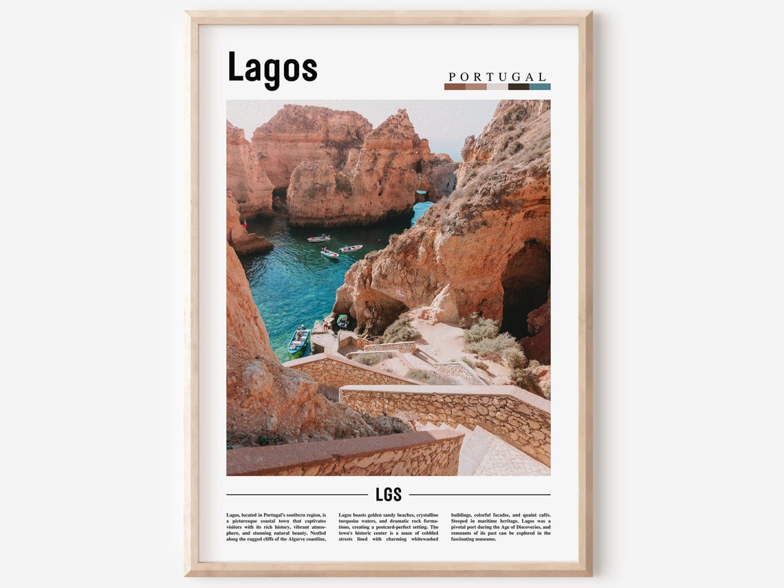Lagos Poster Lagos Print Lagos Wall Art Europe Photo Europe Poster Europe Print Travel Poster