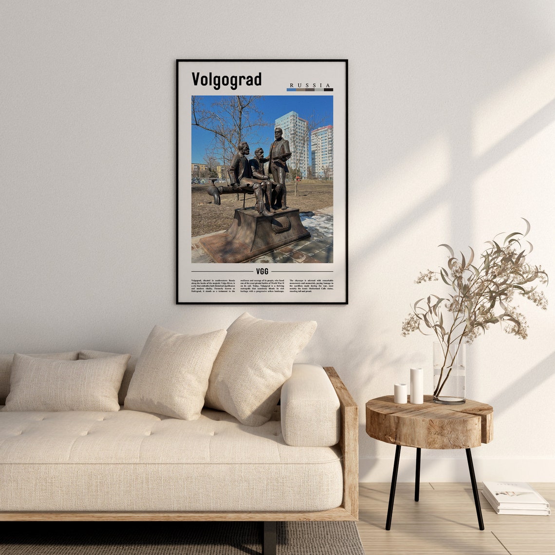 Volgograd Poster Volgograd Print Volgograd Wall Art Europe Photo Europe Poster Europe Print Travel Poster - Image 2
