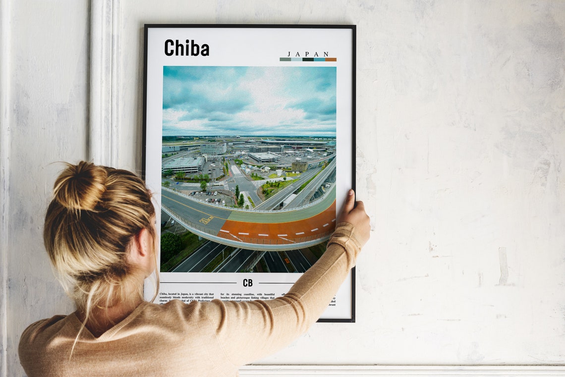 Chiba Poster Chiba Print Chiba Wall Art Asia Print Asia Poster Asia Photo Minimal Travel Poster - Image 5