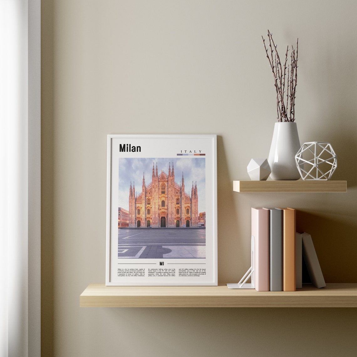 Milan Print Milan Poster Milan Wall Art Italy Photo Italy Poster Italy Print Italy Wall Art Minimal Travel Poster - Image 3