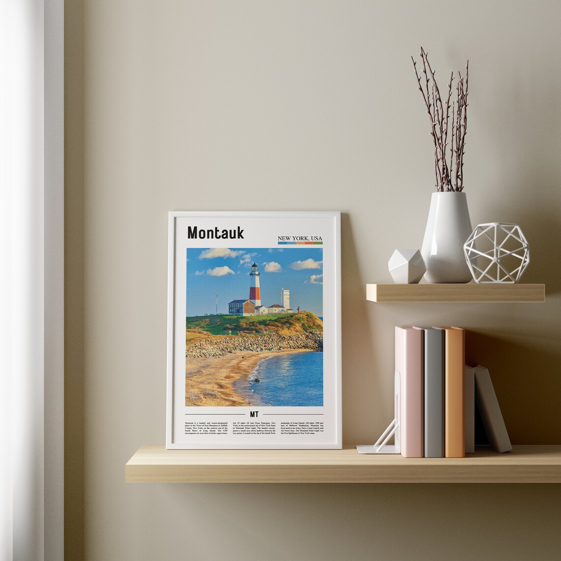Montauk Travel Poster, Colorful City Artwork - Image 3