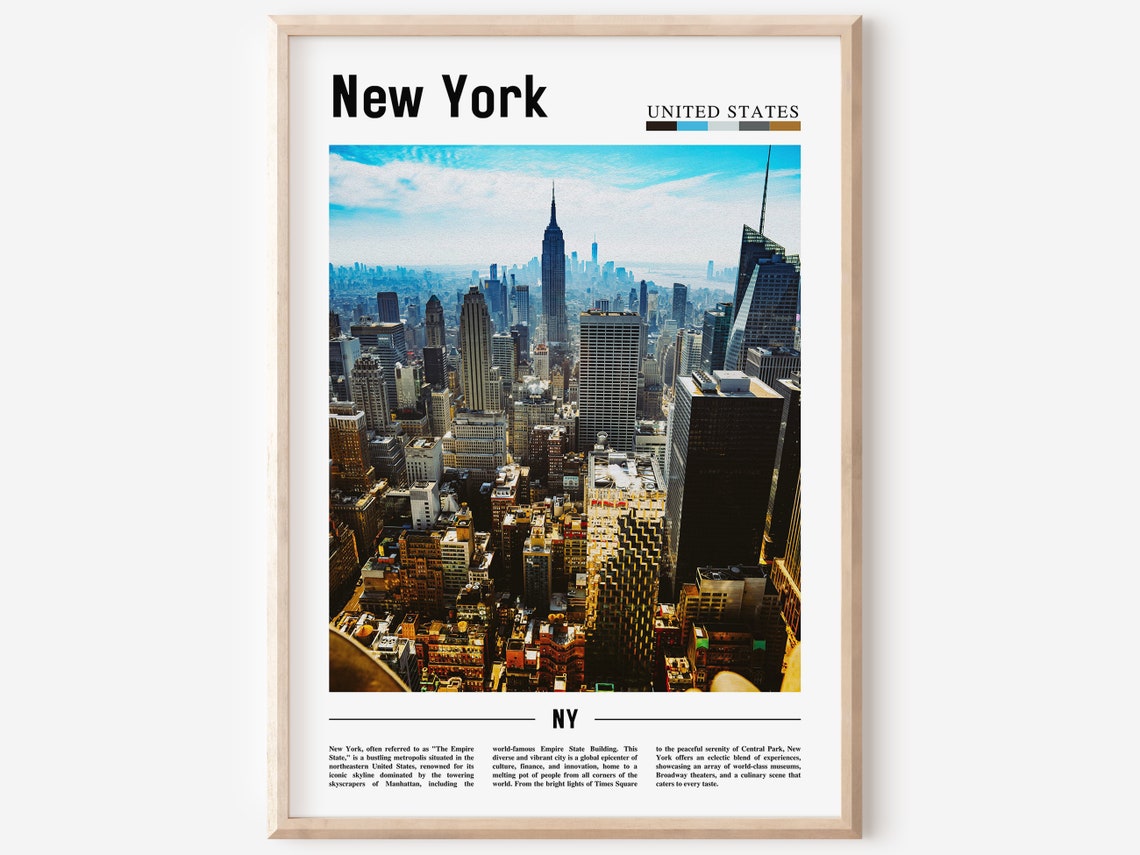 New York Poster New York Print New York Wall Art Ny Photo Ny Poster Ny Print New York Photo Travel Poster