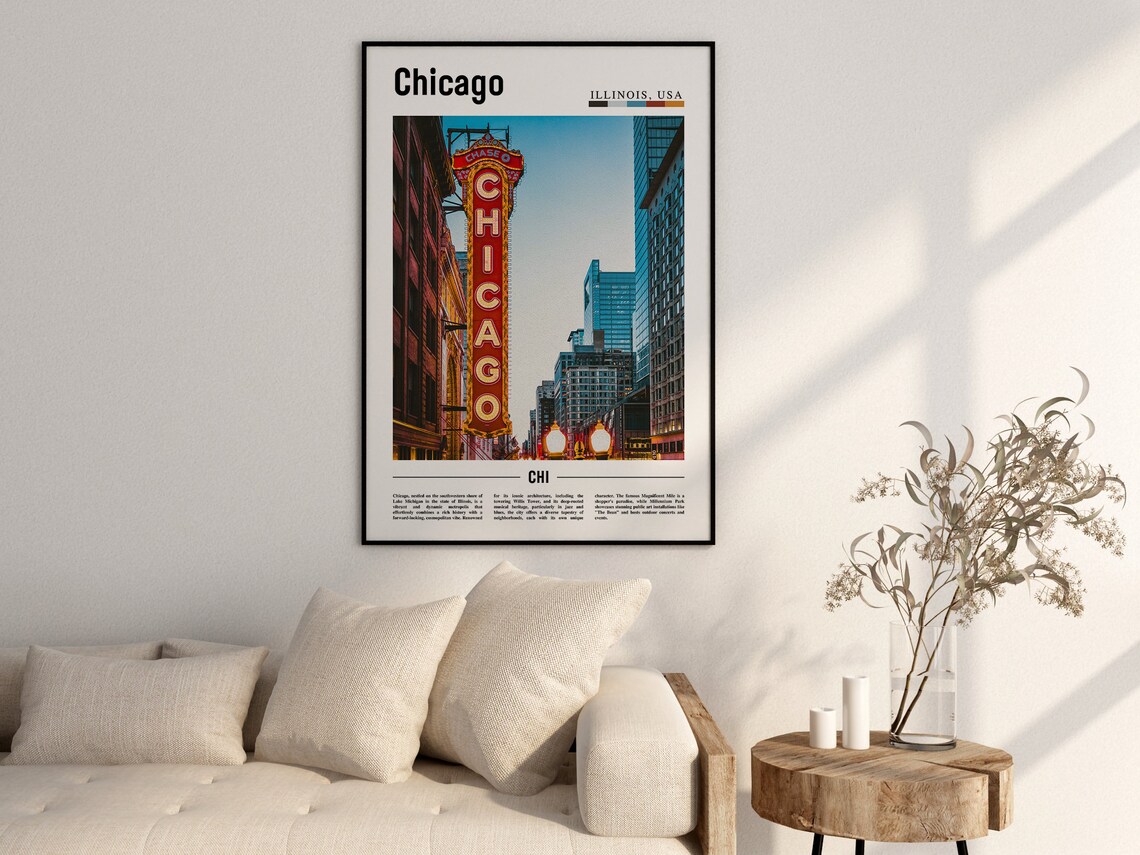 Chicago Travel Poster, United States Photo - Image 2