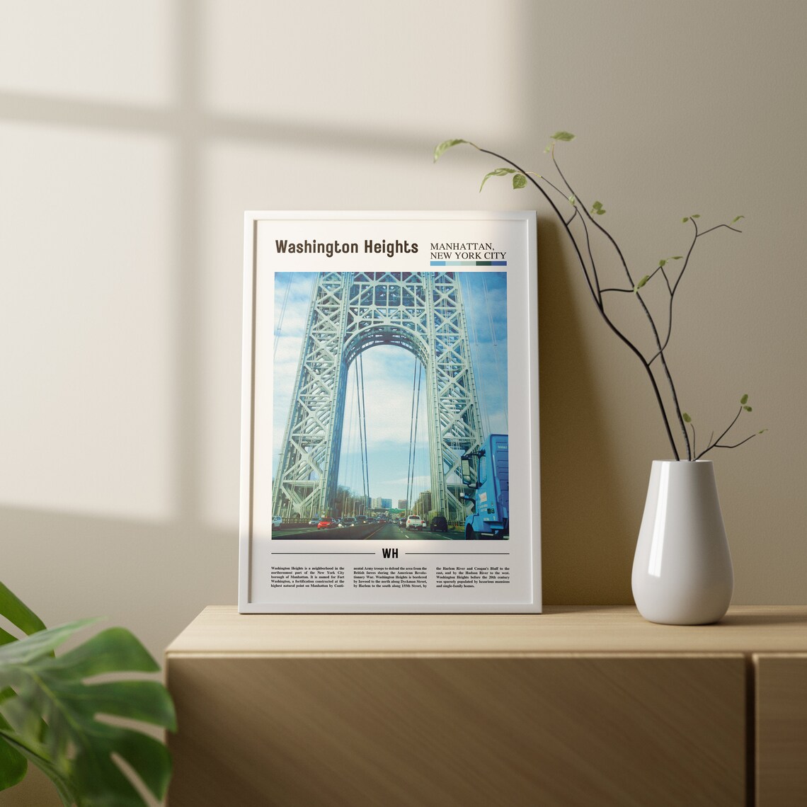 Washington Heights Travel Poster, City Artwork - Image 2