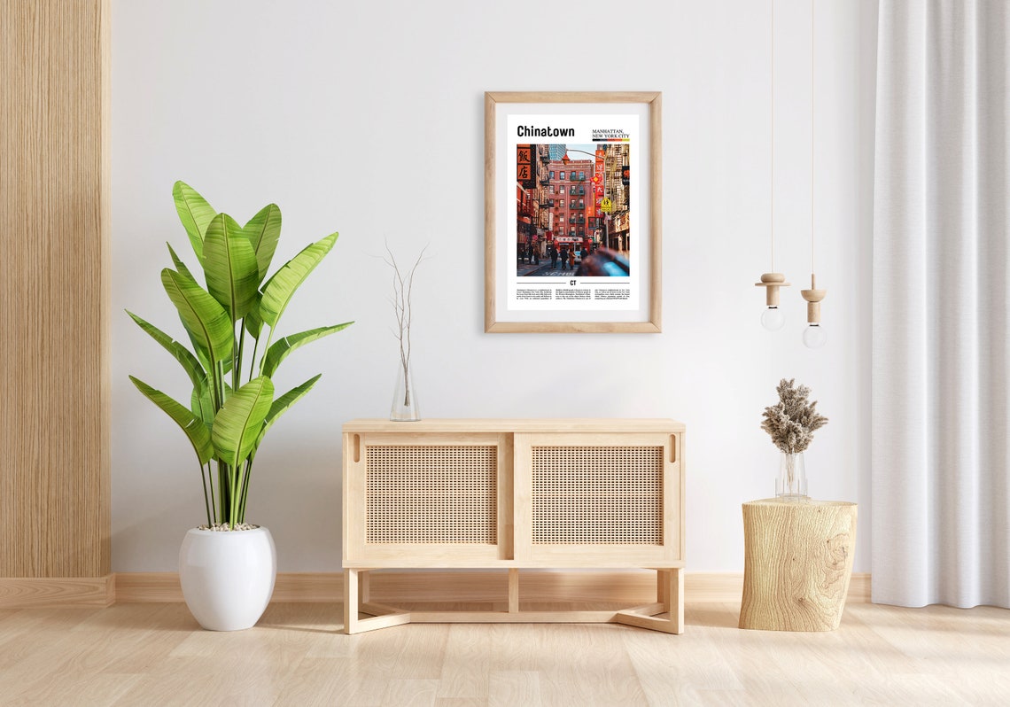 Chinatown Print Chinatown Poster Chinatown Wall Art Oil Painting Poster Colorful City Print City Artwork Travel Artwork Travel Wall Art - Image 5
