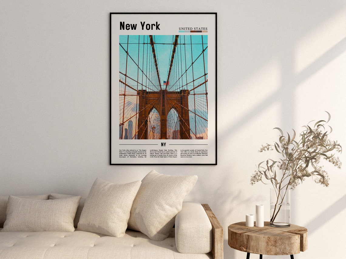 New York Poster New York Print New York Wall Art Ny Photo Ny Poster Ny Print New York Photo Travel Poster - Image 2