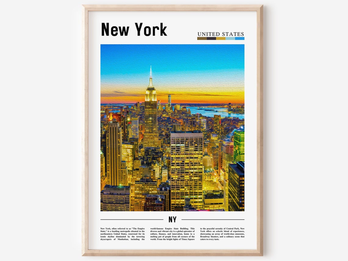 New York Poster New York Print New York Wall Art Ny Photo Ny Poster Ny Print New York Photo Travel Poster