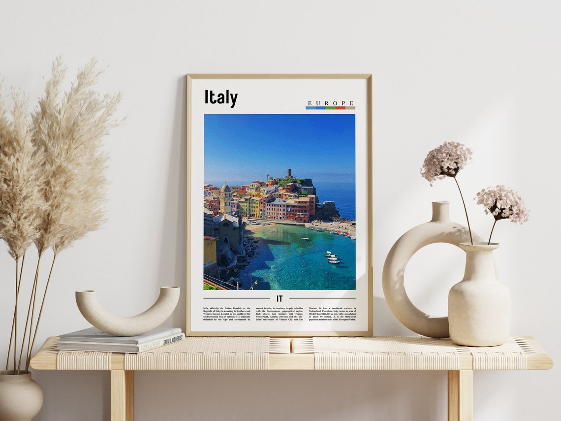 Italy Poster Italy Print Italy Wall Art Italy Photo Italy Poster Italy Print Italy Wall Art Minimal Travel Poster - Image 6