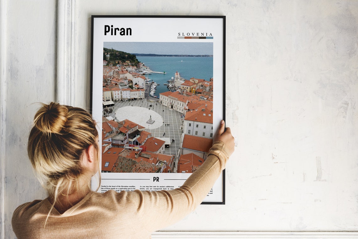 Piran Poster Piran Print Piran Wall Art Europe Photo Europe Poster Europe Print Travel Poster - Image 5