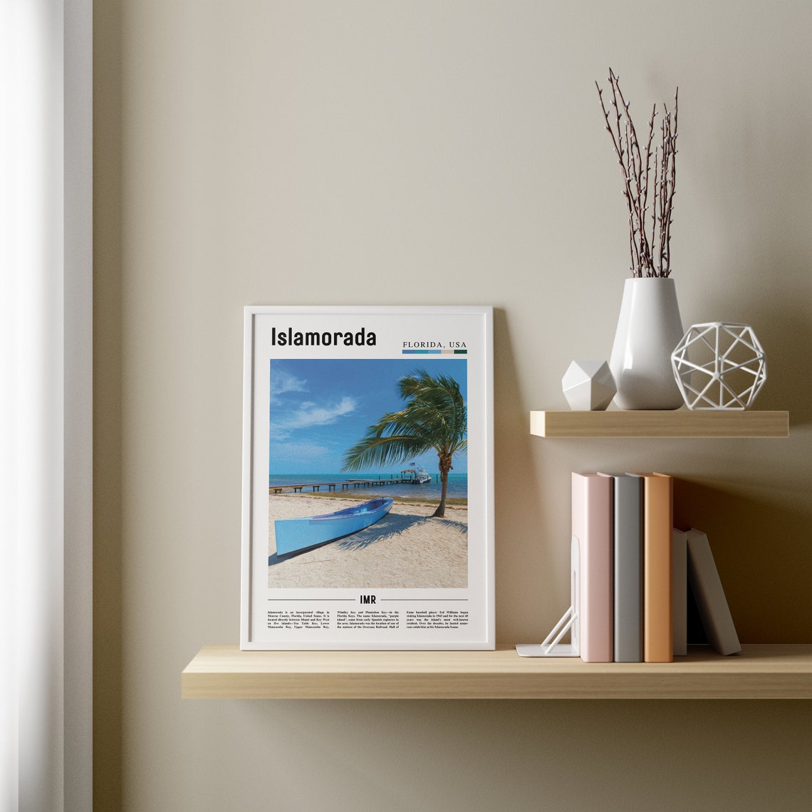 Islamorada Print Islamorada Poster Islamorada Wall Art Oil Painting Poster Colorful City Print City Artwork Travel Artwork Travel Art - Image 3
