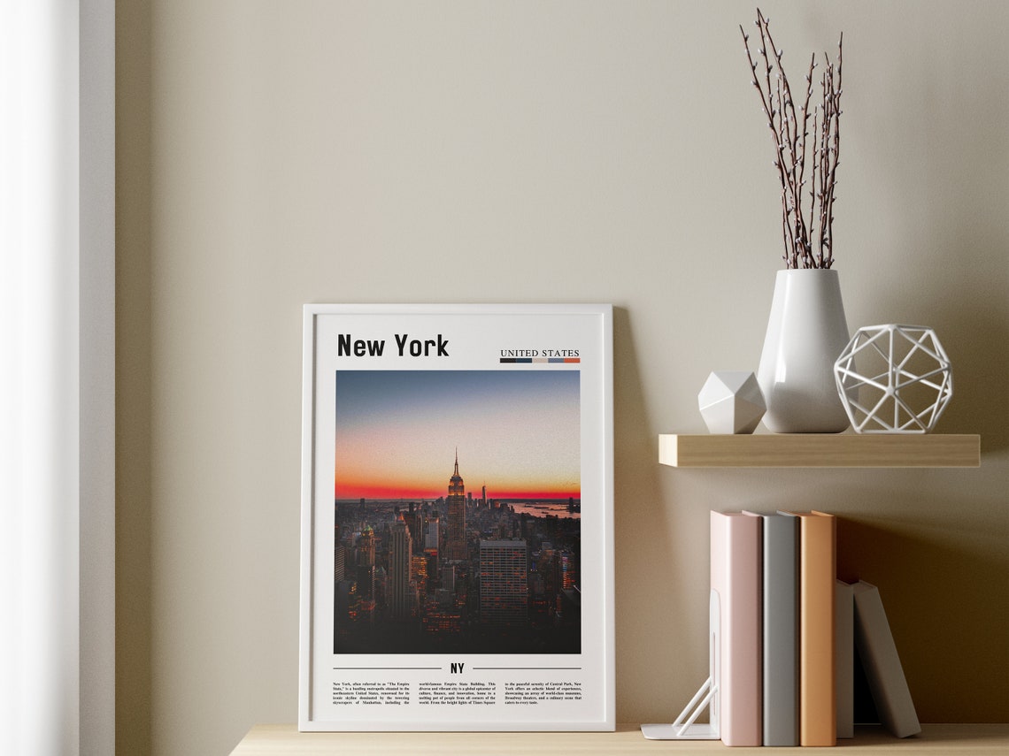 New York Poster New York Print New York Wall Art Ny Photo Ny Poster Ny Print New York Photo Travel Poster - Image 3