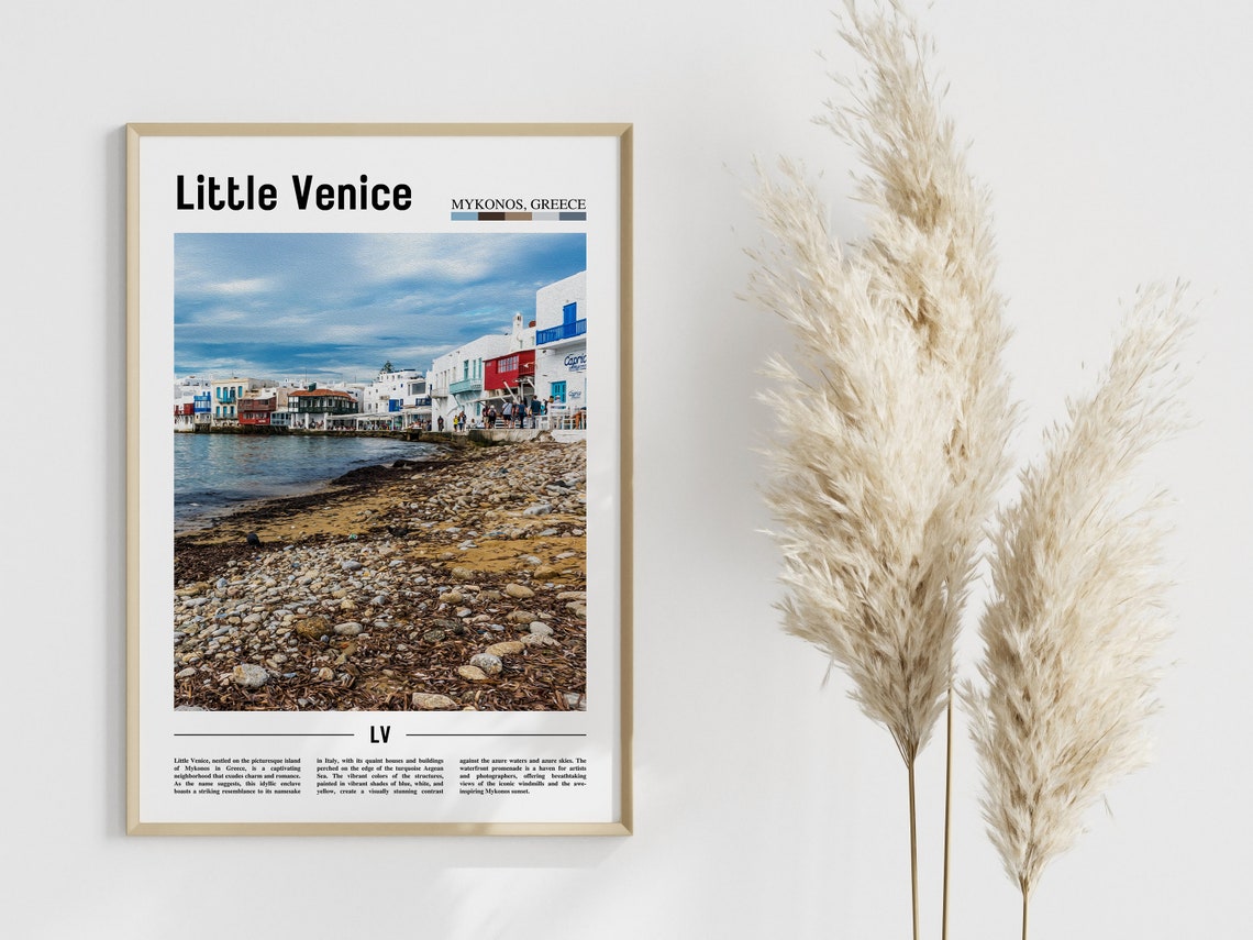 Little Venice Poster Little Venice Print Little Venice Wall Art Europe Photo Europe Poster Europe Print Travel Poster - Image 4