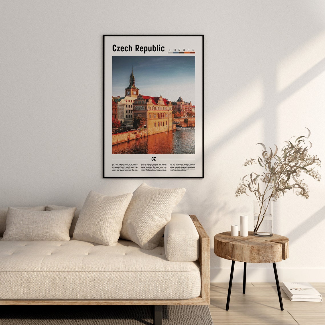 Czech Republic Poster Czech Republic Print Czech Republic Wall Art Europe Photo Europe Poster Europe Print Travel Poster - Image 2