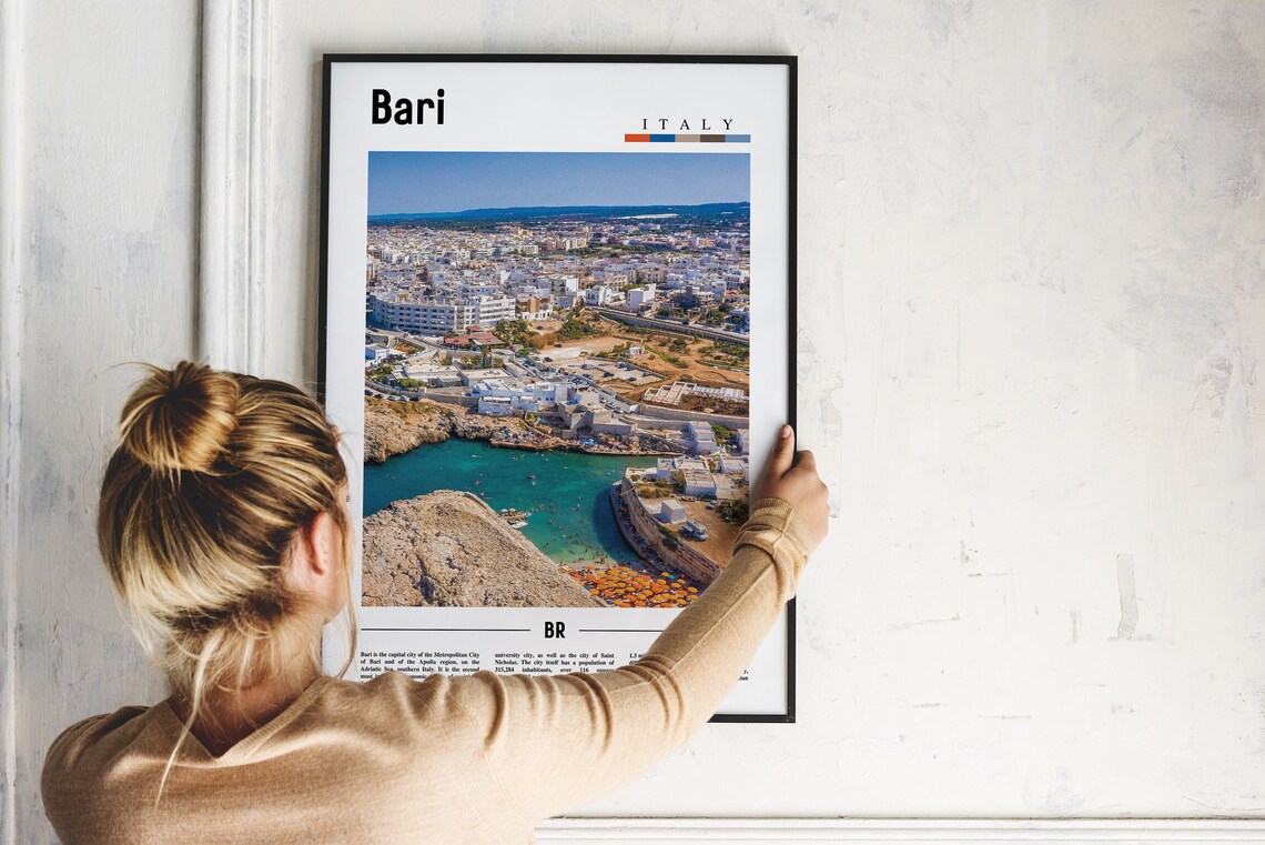 Bari Poster, Minimal Travel Poster - Image 4