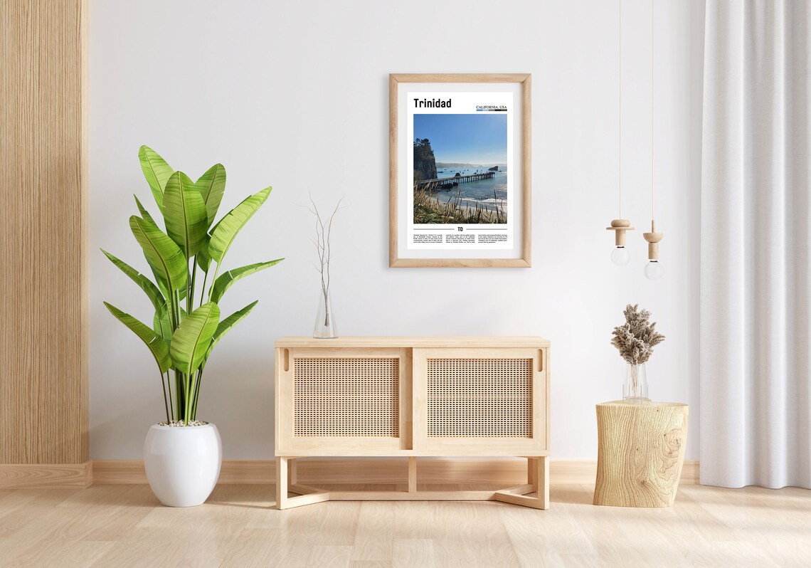 Trinidad Minimal Travel Poster, Oil Painting - Image 3