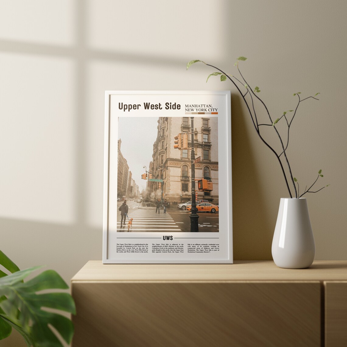 Upper West Side Travel Poster, City Artwork - Image 2