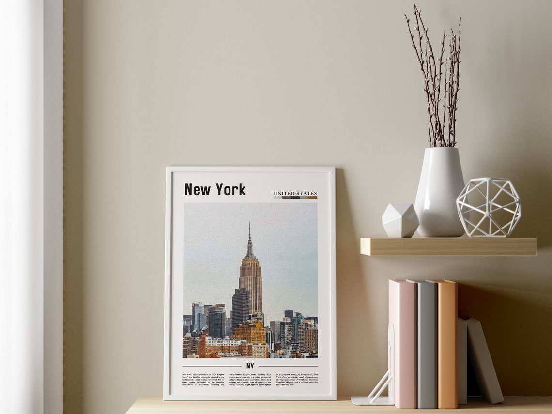New York Poster New York Print New York Wall Art Ny Photo Ny Poster Ny Print New York Photo Travel Poster - Image 3
