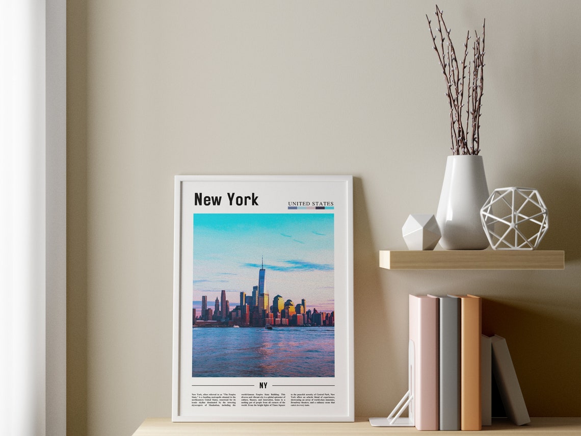New York Poster New York Print New York Wall Art Ny Photo Ny Poster Ny Print New York Photo Travel Poster - Image 3