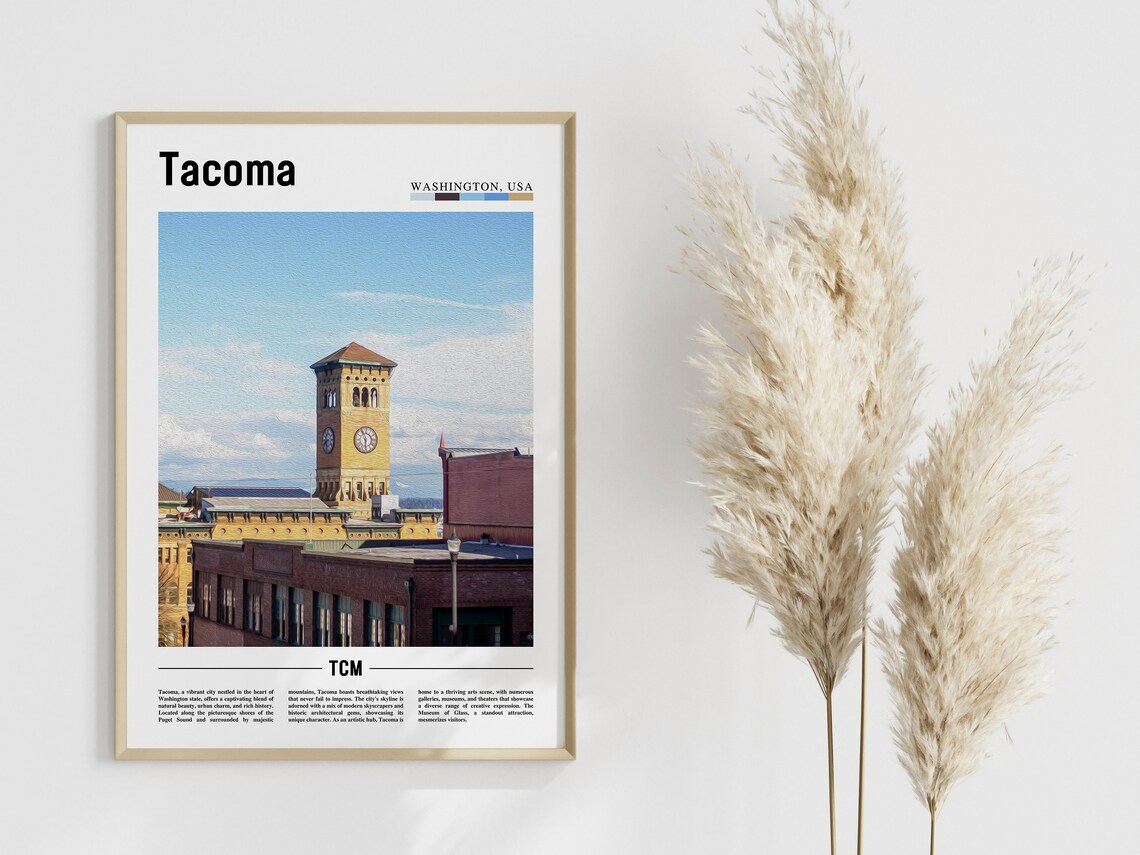 Tacoma Travel Poster, United States Photo - Image 4