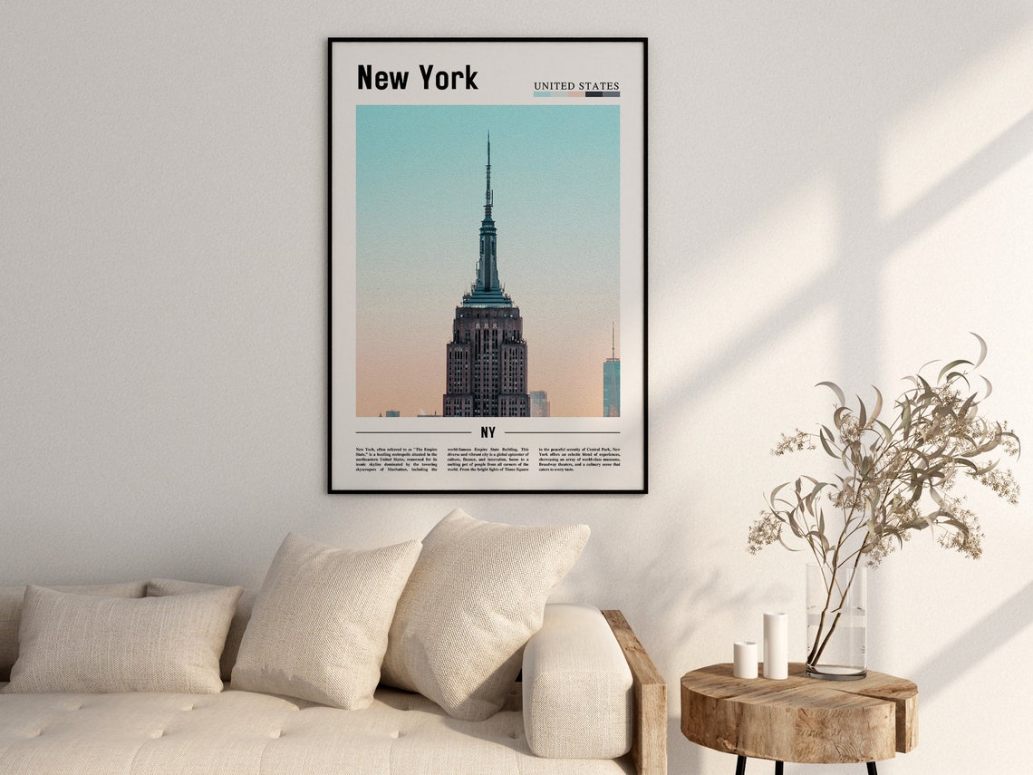 New York Travel Poster, NY Photo Print - Image 2