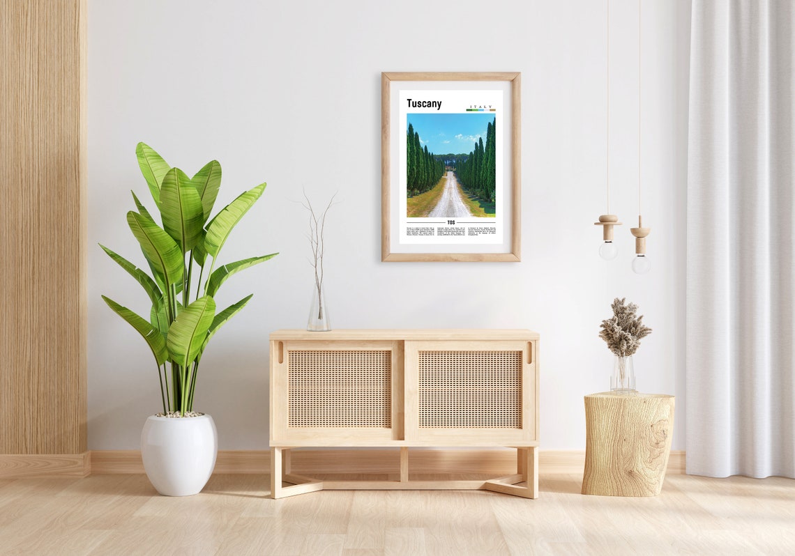 Tuscany Print Tuscany Poster Tuscany Wall Art Italy Photo Italy Poster Italy Print Italy Wall Art Minimal Travel Poster - Image 5