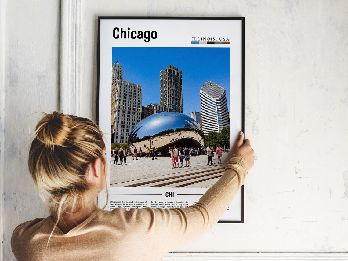 Chicago Travel Poster, United States Photo - Image 5