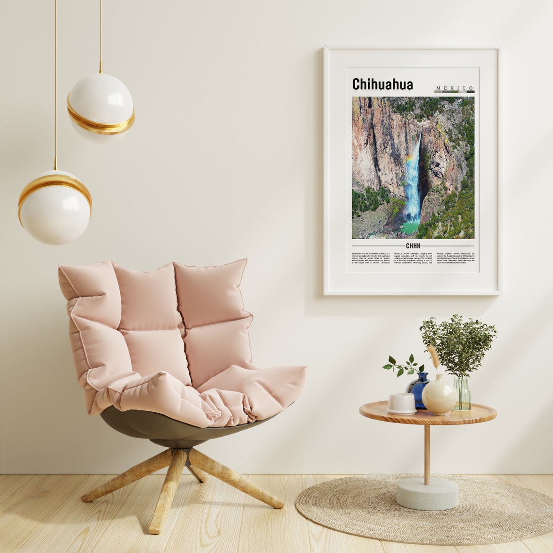 Chihuahua Poster Chihuahua Print Chihuahua Wall Art Mexico Poster Minimal Travel Print Travel Destination Oil Painting Poster - Image 6