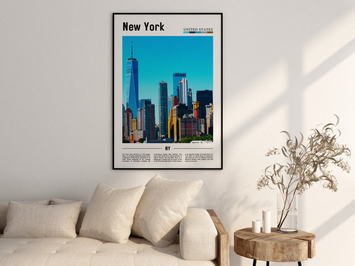 New York Poster New York Print New York Wall Art Ny Photo Ny Poster Ny Print New York Photo Travel Poster - Image 2
