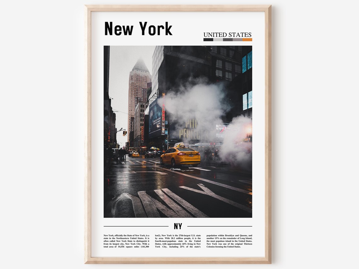 New York Travel Poster, United States Photo