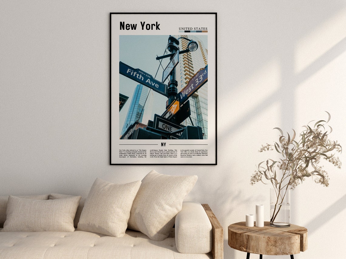 New York Poster New York Print New York Wall Art Ny Photo Ny Poster Ny Print New York Photo Travel Poster - Image 2