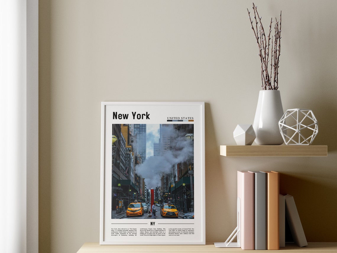 New York Poster New York Print New York Wall Art Ny Photo Ny Poster Ny Print New York Photo Travel Poster - Image 3