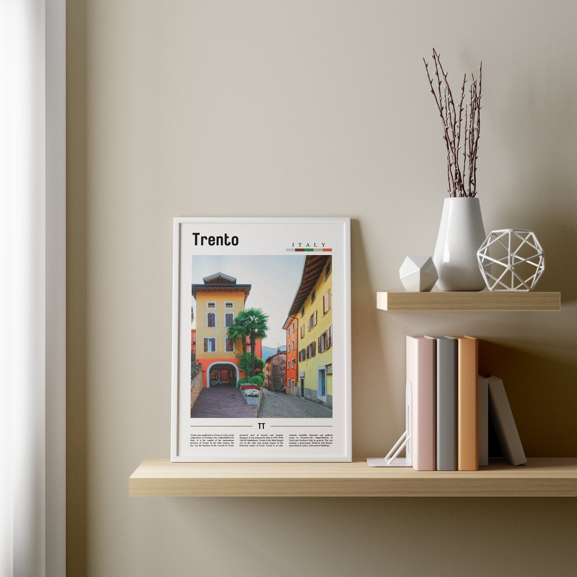 Trento Print Trento Poster Trento Wall Art Italy Photo Italy Poster Italy Print Italy Wall Art Minimal Travel Poster - Image 3