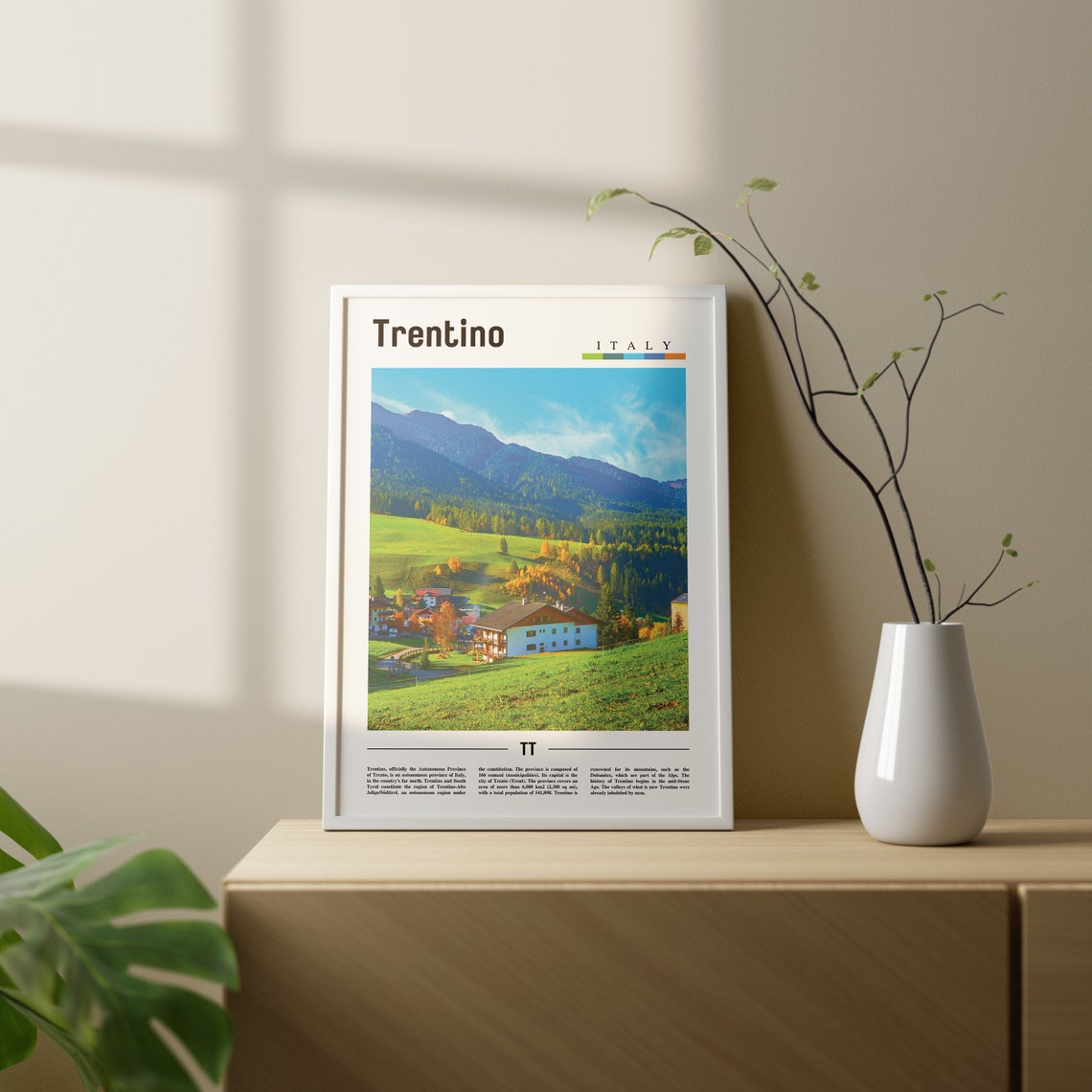 Trentino, Minimal Travel Poster - Image 2