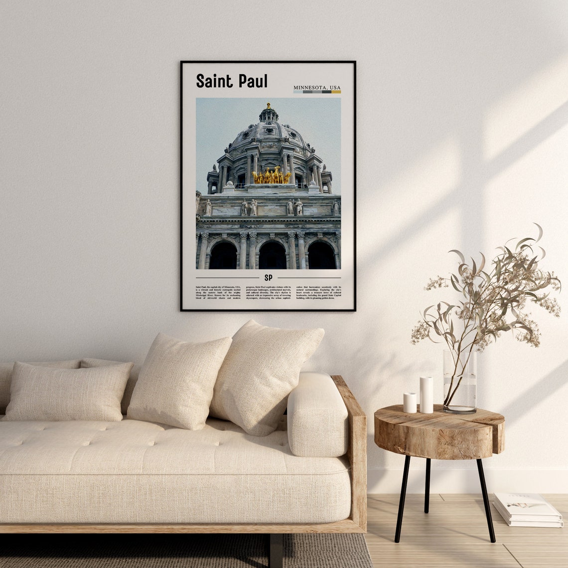 Saint Paul Poster Saint Paul Print Saint Paul Wall Art United States Photo United States Poster United States Print - Image 2