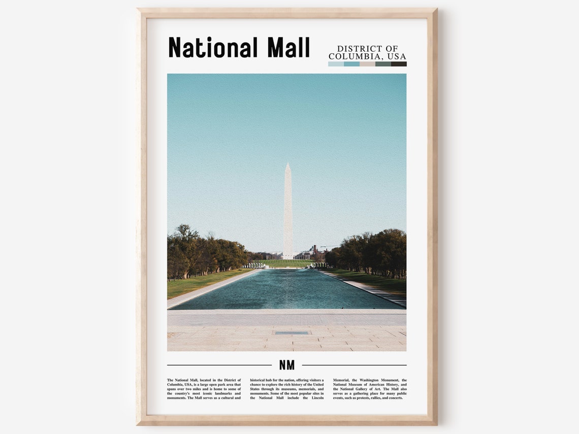 National Mall Poster National Mall Print National Mall Wall Art United States Photo United States Poster United States Print