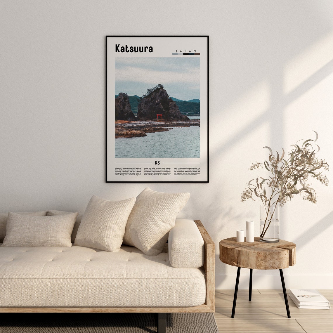 Katsuura Poster Katsuura Print Katsuura Wall Art Asia Print Asia Poster Asia Photo Minimal Travel Poster - Image 2