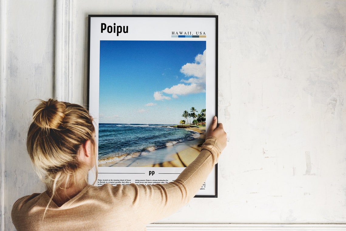 Poipu Poster Poipu Print Poipu Wall Art United States Photo United States Poster United States Print - Image 5