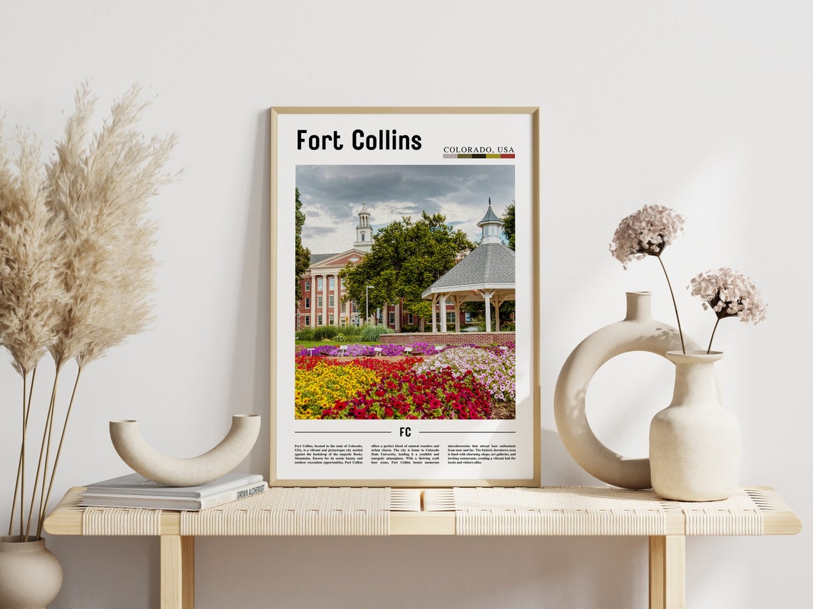 Fort Collins Poster Fort Collins Print Fort Collins Wall Art United States Photo United States Poster United States Print - Image 6