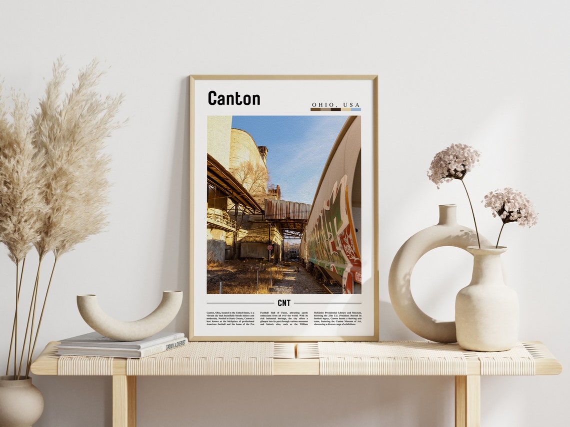 Canton Poster Canton Print Canton Wall Art United States Photo United States Poster United States Print - Image 6