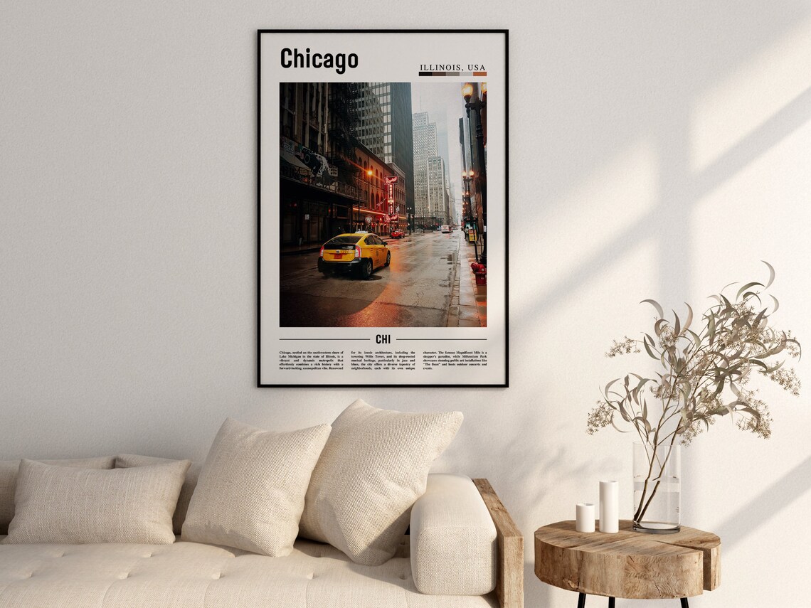 Chicago Travel Poster, United States Photo - Image 2