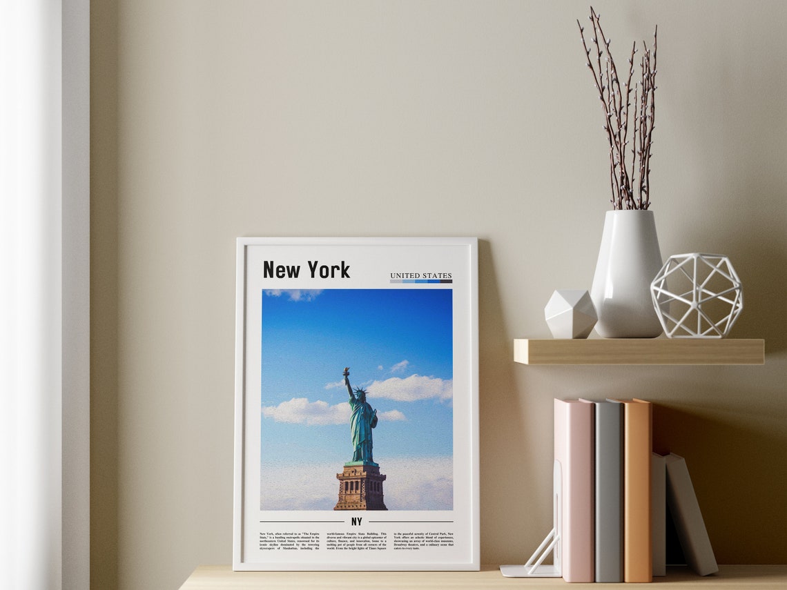 New York Poster New York Print New York Wall Art Ny Photo Ny Poster Ny Print New York Photo Travel Poster - Image 3