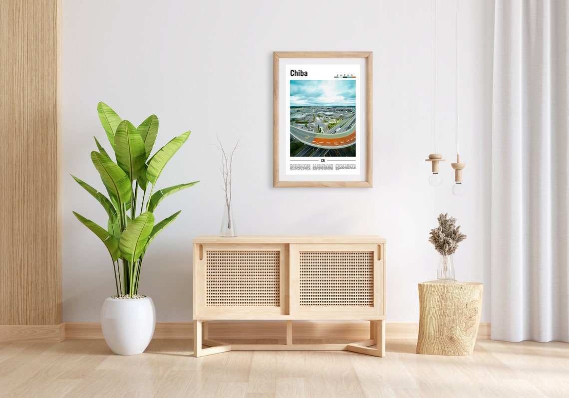 Chiba Poster Chiba Print Chiba Wall Art Asia Print Asia Poster Asia Photo Minimal Travel Poster - Image 4