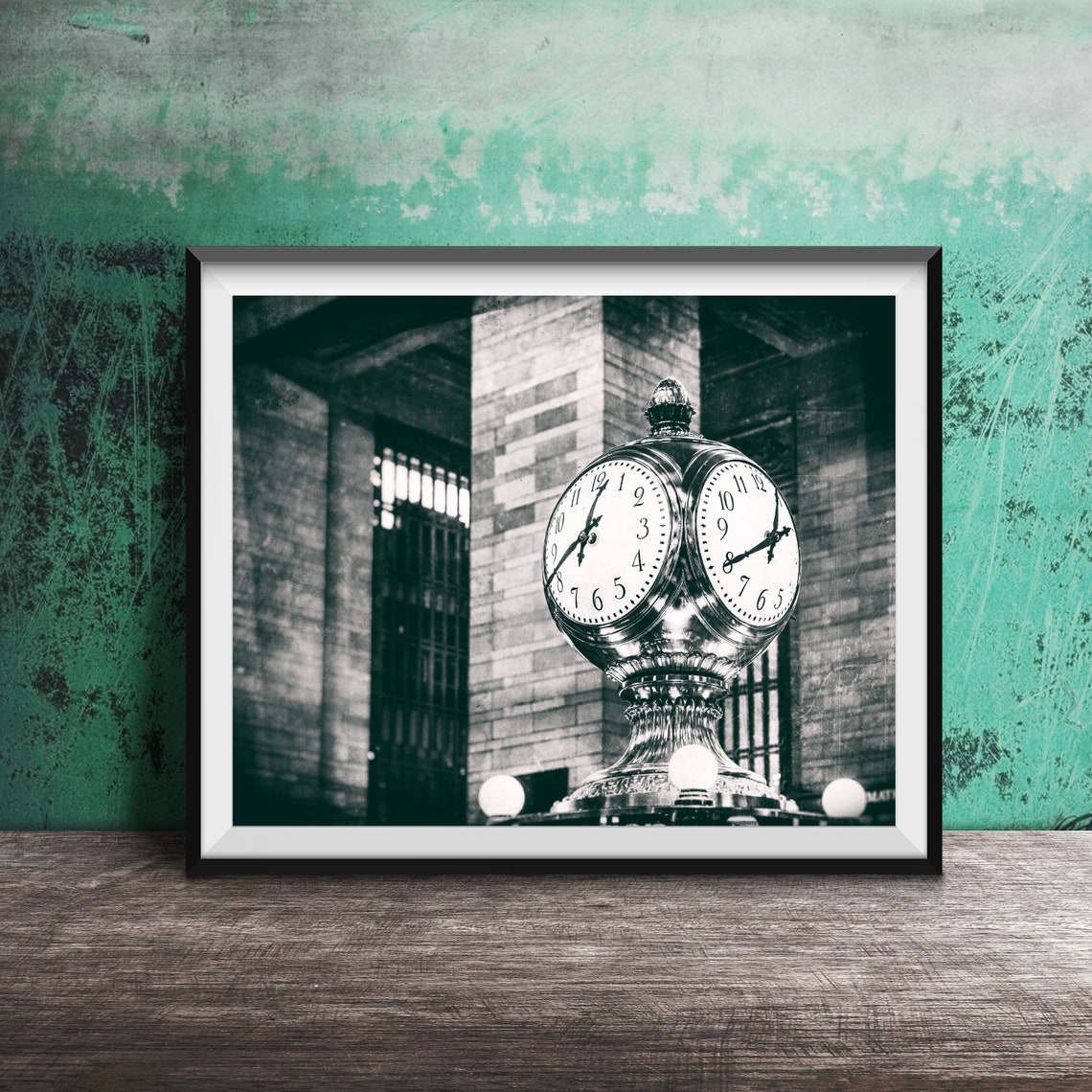 Grand Central Terminal Four-Faced Clock New York City Poster