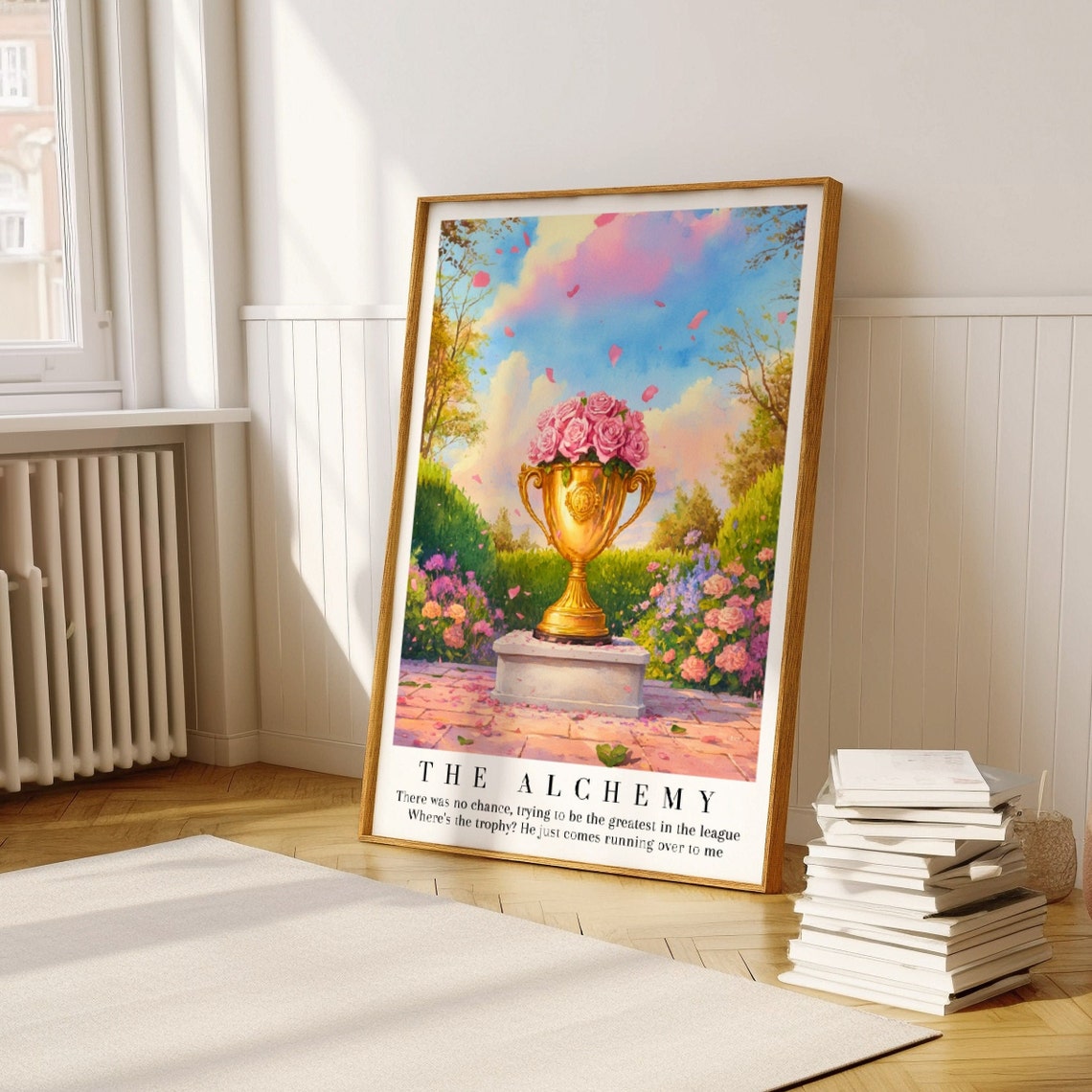 The Alchemy Taylor Swift Trophy Roses Garden Lyric Art Poster - Image 3