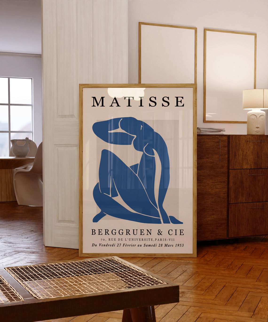 Matisse Blue Nude 1953 Berggruen and Cie Paris Exhibition Poster - Image 3